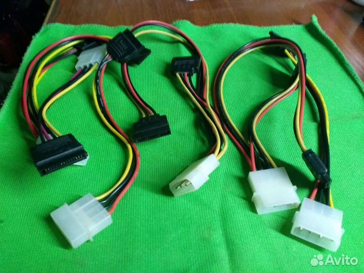 Переходники molex-sata, IDE, SATA шлейфы,crossfire
