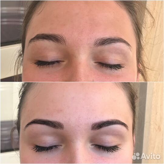 Наращивание ресниц, Моделирование и окрашивание бр