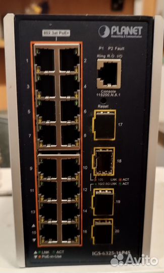 Промышленный коммутатор planet IGS-6325-16P4S