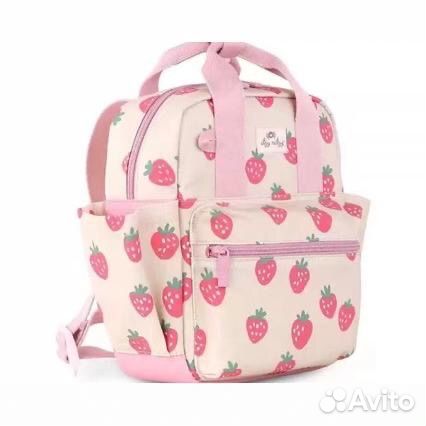 Zara рюкзак детский для девочки с клубничками