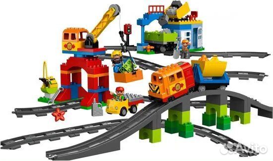 Lego duplo 10508 и 10882 Железная дорога