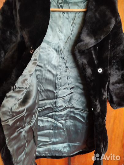 Шуба из цигейки женская 54 размер