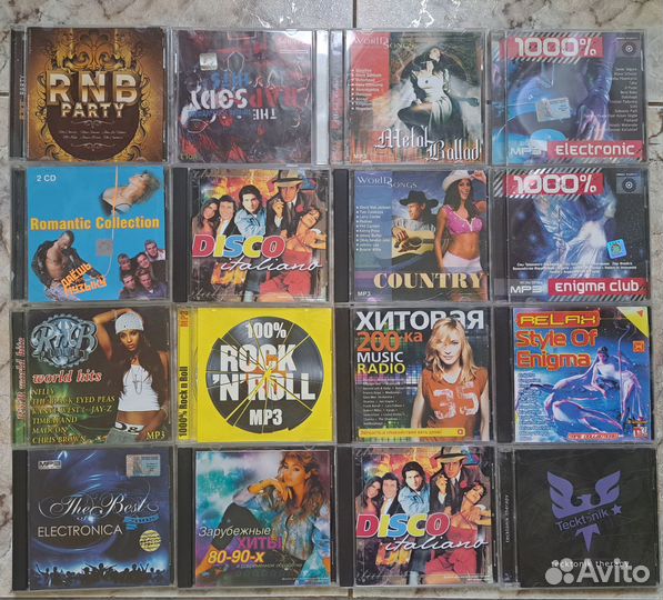 На Сд и мр3 дисках сборники с зарубежными певцами