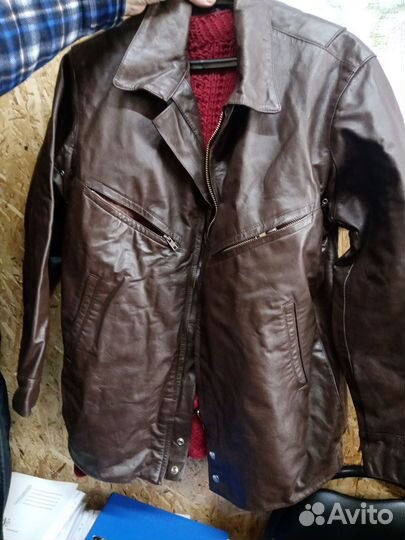 Куртка кожанная