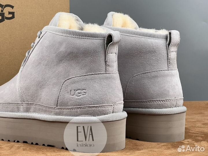 Женские ботинки Ugg Neumel Platform Grey-Violet