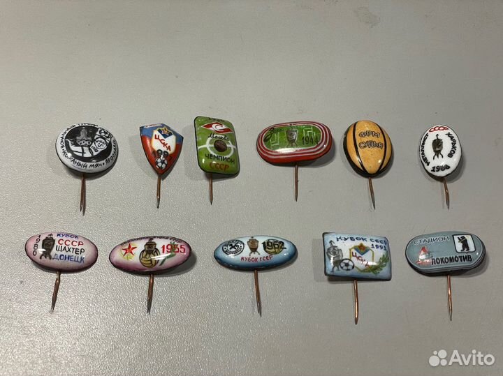 Значки спорт финифть спартак зенит цска