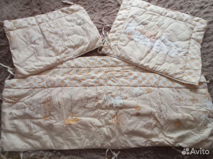 Комплект постельного белья с бортиками