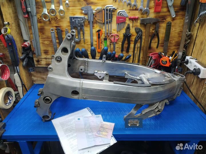 Рама с документами Honda VFR400 VFR 400 vfr400r