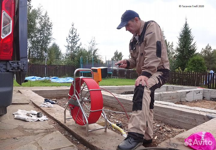 Прочистка канализации и устранение засоров