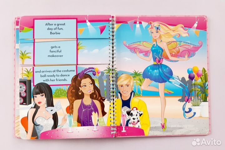 Книга интерактивная Barbie Mix & Match 2011