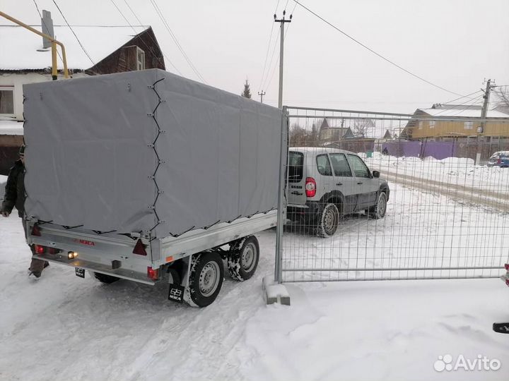 Прицеп со съёмными бортами. Кузов 2,62*1,65м