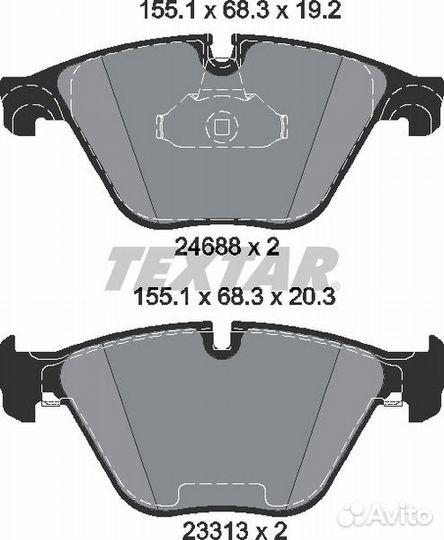 Колодки тормозные передние
