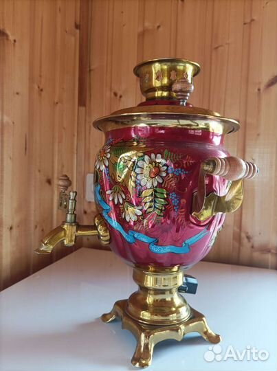 Самовар электрический расписной