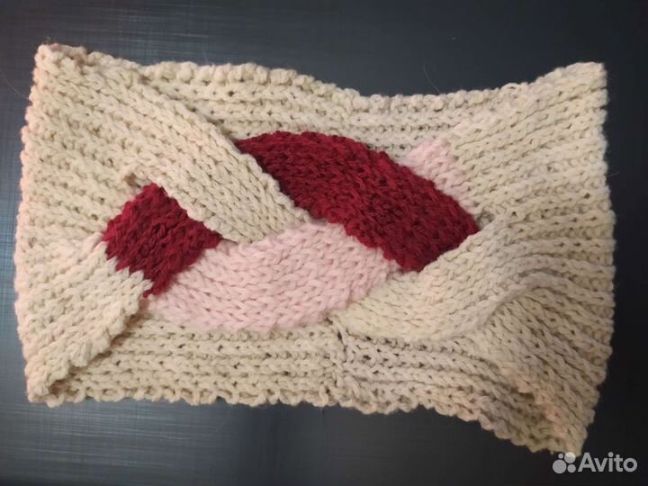 Повязки на голову из шерсти ручная