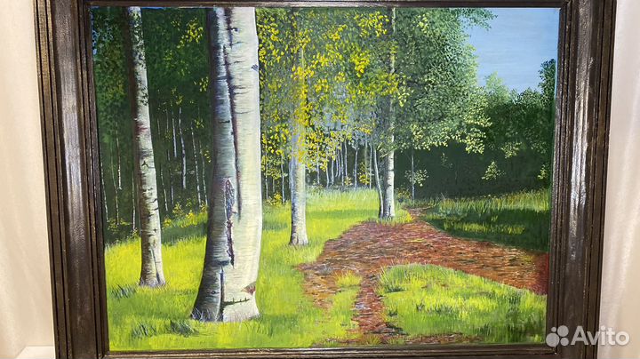 Картина маслом в раме живопись