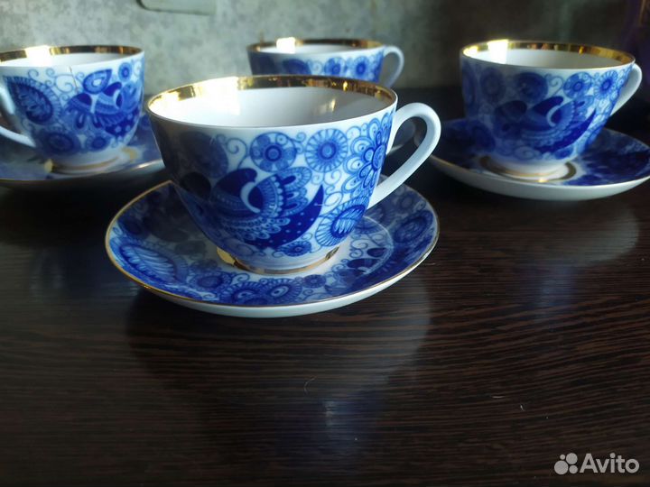 Чайные пары лфз.Винтаж.Жар птица