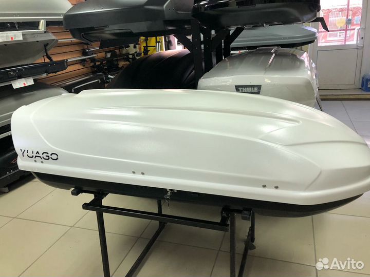 Автобокс багажник на крышу KIA Rio