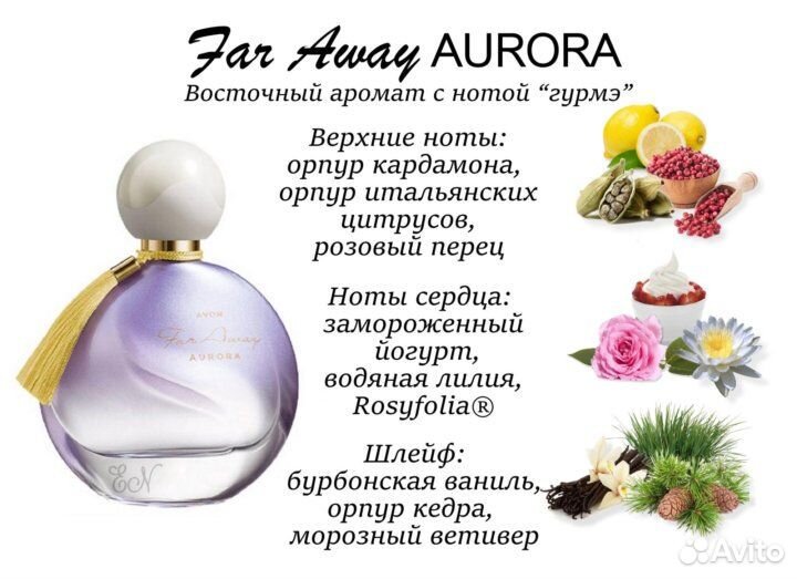 Far away aurora avon 50мл новая запечатана