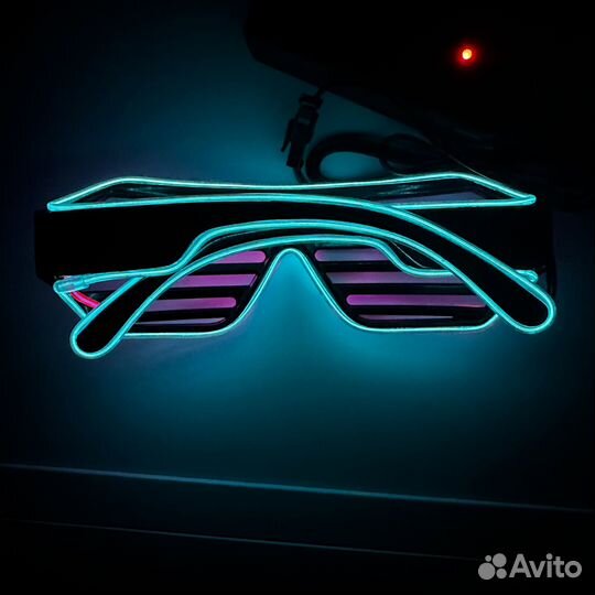 Очки с подсветкой неоновые 