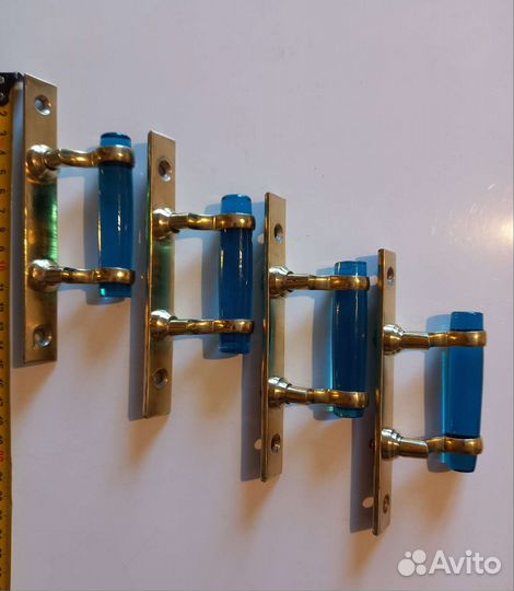 Ручки латунь - стеклянные.19 векъ