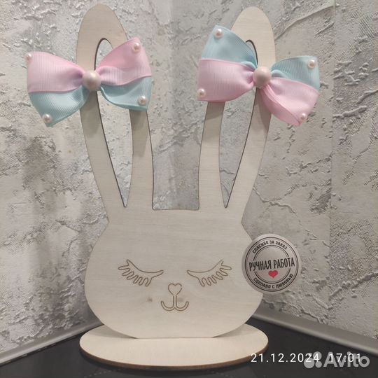 Бантики и заколки ручной работы
