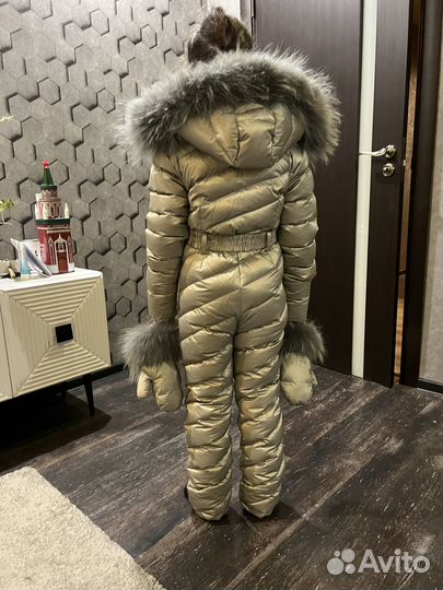 Комбинезон зимний для девочки 128 размер