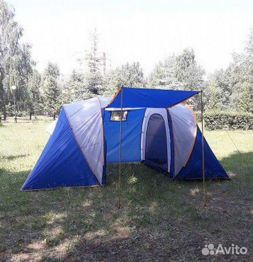 Палатка туристическая 4 местная на две комнаты