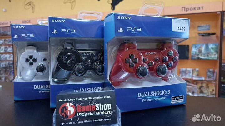 Геймпад для ps3 sony dualshock 3 (Новый)