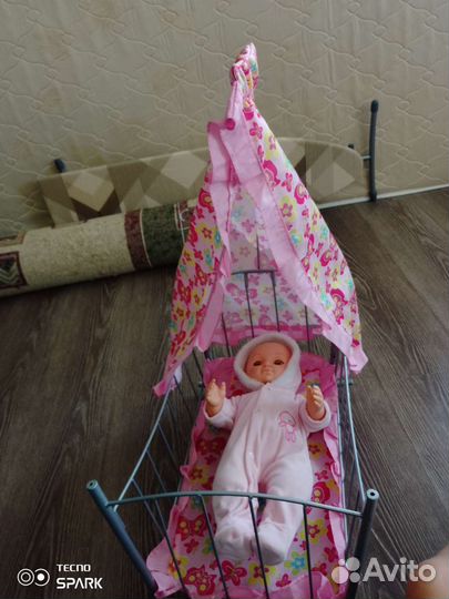 Кроватка для куклы baby born