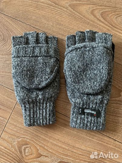 Варежки трикотажные Эвенки, утеплённые