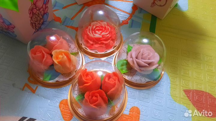 Мыльные розы и пионы