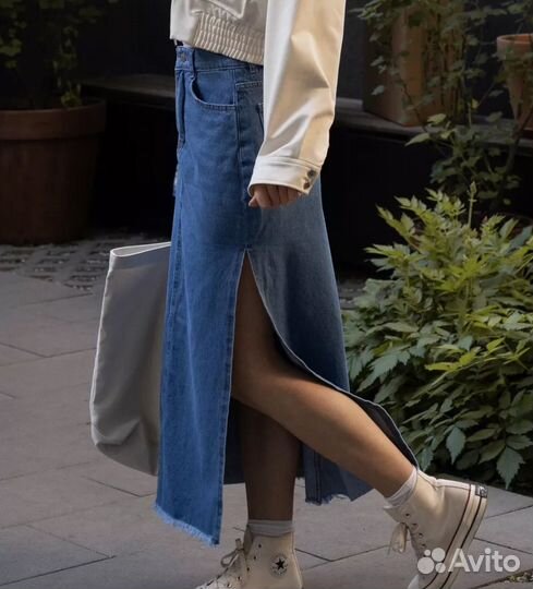 Юбка джинсовая
