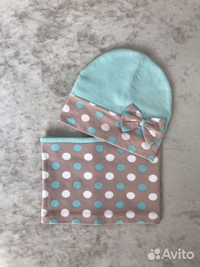 Комплект шапка, шарф