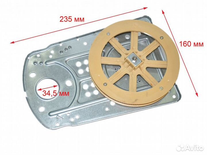 Механизм вращения хлебопечи redmond RBM-M1902