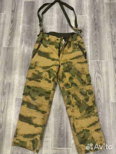 Штаны ватные мужские мох