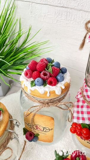 Баночка с декором