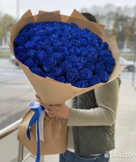 Букет 51 роза 70 см