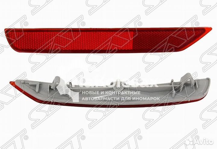 Отражатель в задний бампер subaru forester 08-13 L