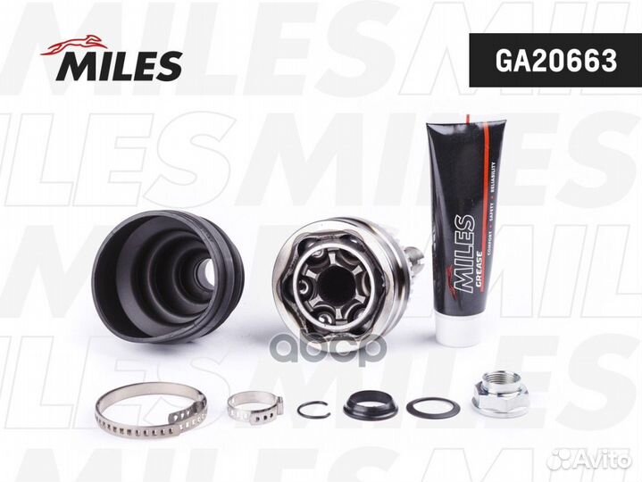 GA20663 miles шрус наружний 24x30 GA20663 Miles