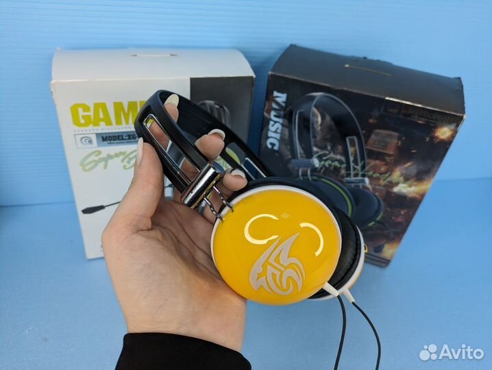 Наушники Game проводные накладные