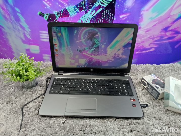 HP, 4 ядра, 8гб озу, 2 видео