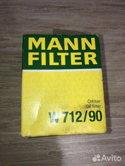 Маслянный фильтр mann W 712/90
