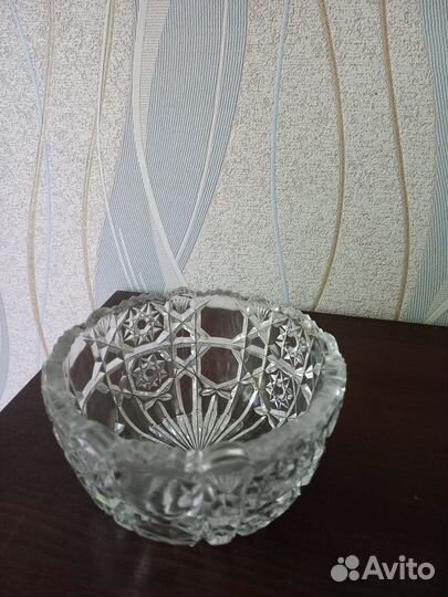 Салатник хрустальный СССР