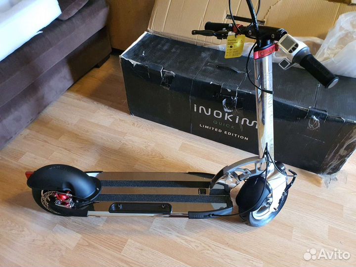 Электросамокат новый inokim quick3 chrome