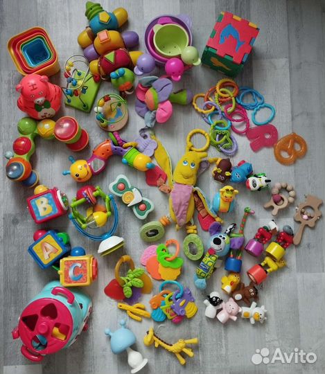 Огромный пакет игрушек 0-3лет