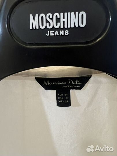 Блуза шелк massimo dutti xs