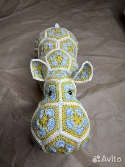 Бегемот ручная работа