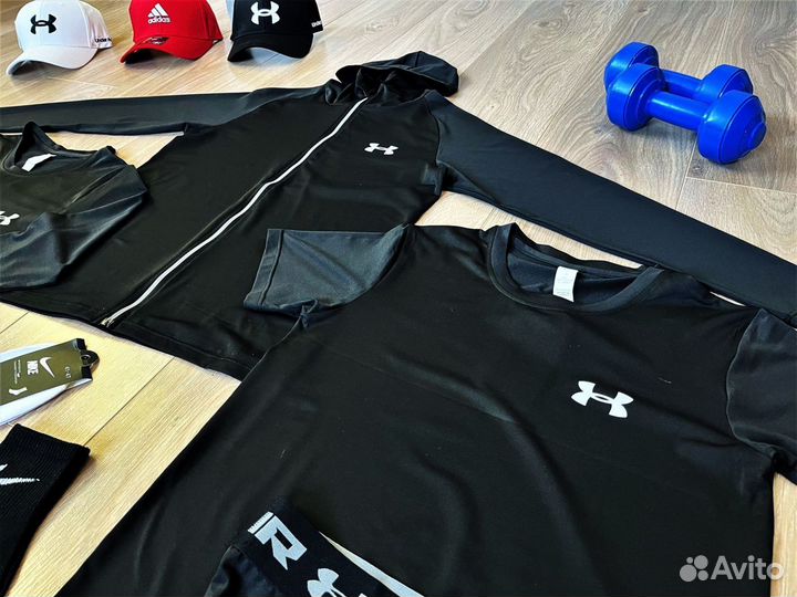 Рашгард Under Armour Black - 5/1, 2/47