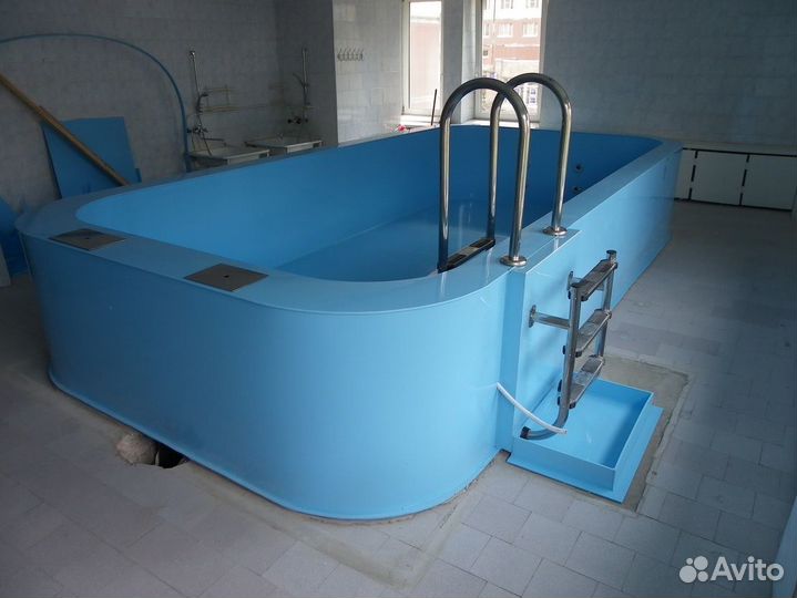 Бассейн 3х7х1,5м для дачи