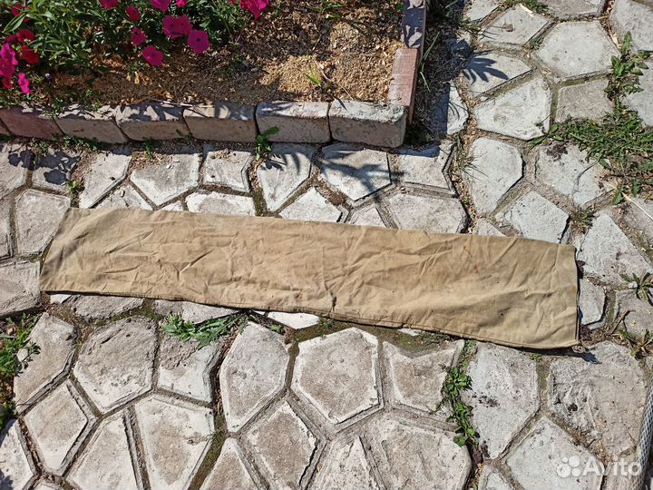 Чехол брезентовый на удочку СССР. Размеры140х25 см